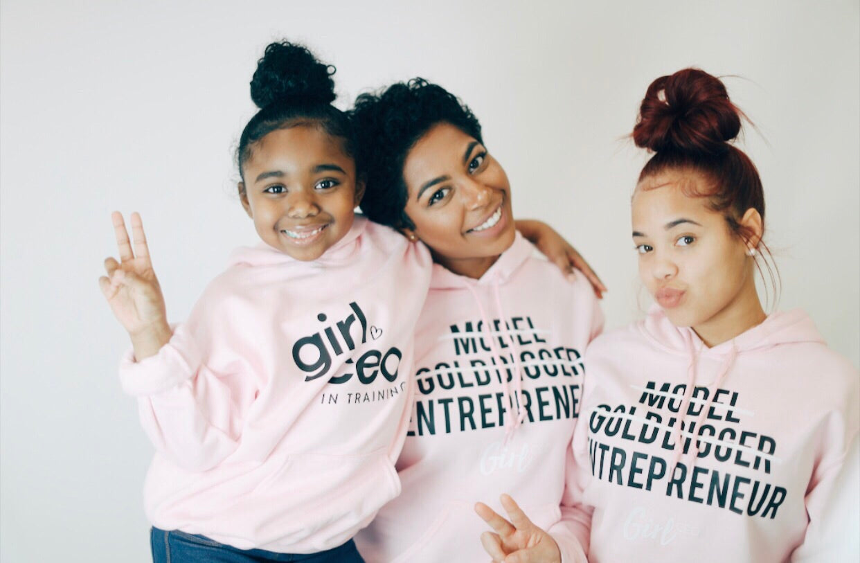 Baby Pink Girl CEO Classic Hoodie- Limited Edition
